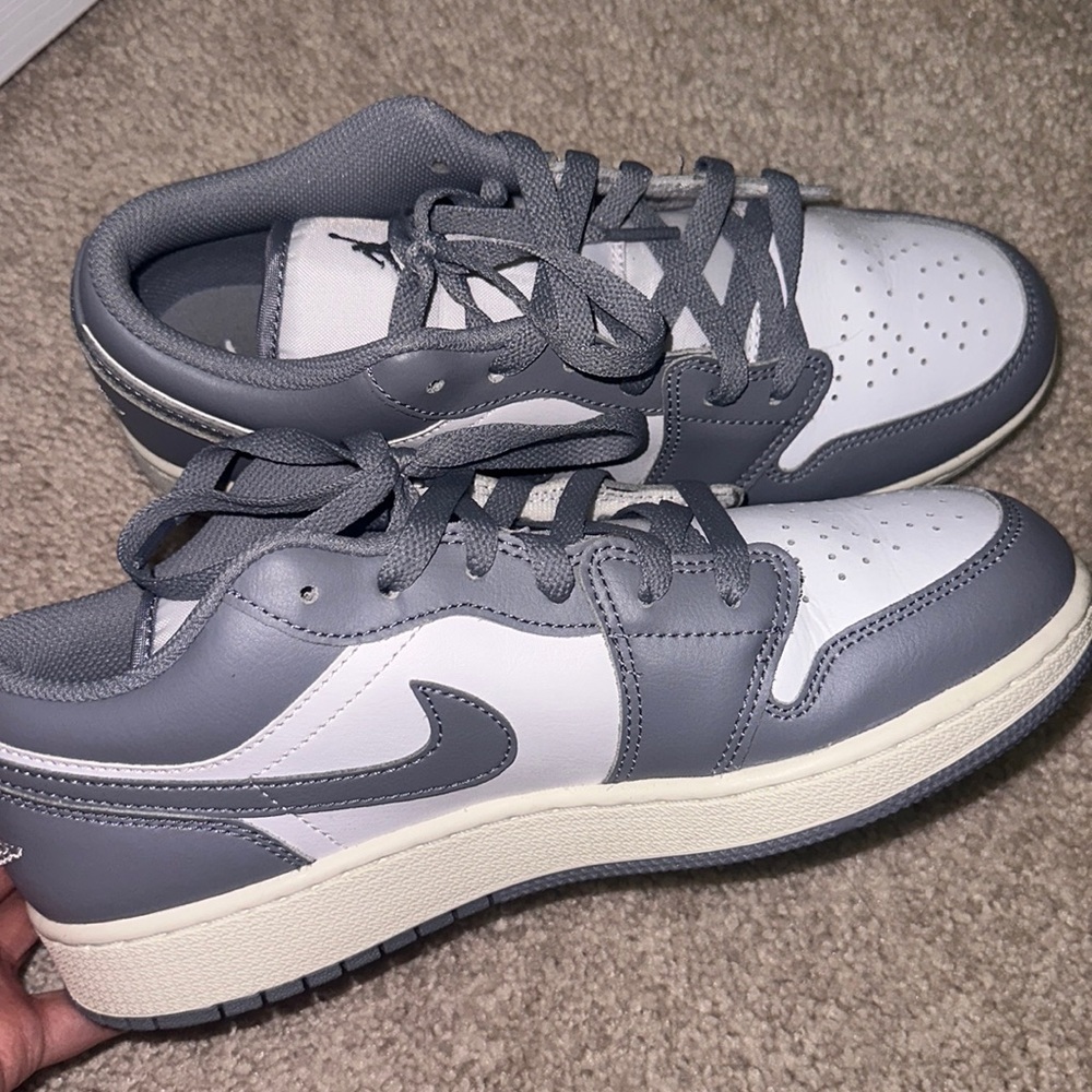 Nike Gray Low Rise Jordan’s (Worn Once)